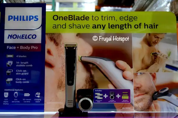 Norelco One Blade Face and Body Trimmer Costco Display