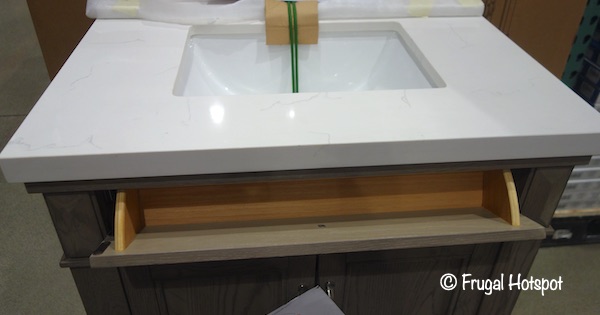 Northridge Home 30 Gray Oak Bathroom Vanity Costco Display Northridge Home 30 Gray Oak Bathroom Vanity Costco Display