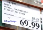 Oster Digital Countertop Oven Costco Sale Price
