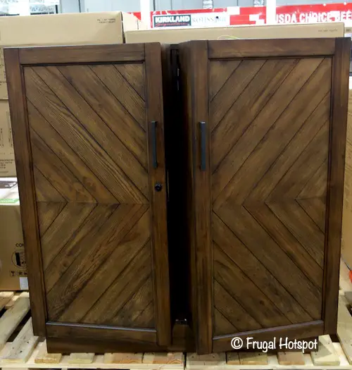 Pike & Main Amherst Chevron Bar Cabinet Costco Display