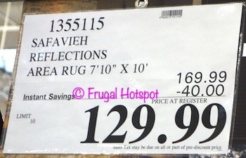Safavieh Reflections 8 x 10 Area Rug | Costco Sale Price