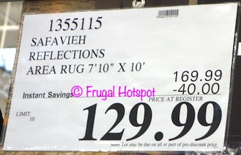 Safavieh Reflections 8 x 10 Area Rug | Costco Sale Price Safavieh Reflections 8 x 10 Area Rug | Costco Sale Price