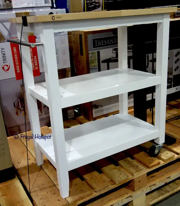 Trinity 3-Tier Wood Kitchen Cart Costco Display Trinity 3-Tier Wood Kitchen Cart Costco Display