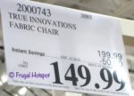 True Innovations Fabric Chair Costco Price