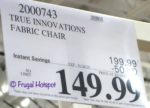 True Innovations Fabric Chair Costco Price True Innovations Fabric Chair Costco Price