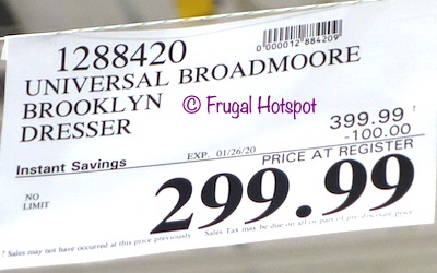 Universal Broadmoore Brooklyn Dresser Costco Sale Price Universal Broadmoore Brooklyn Dresser Costco Sale Price