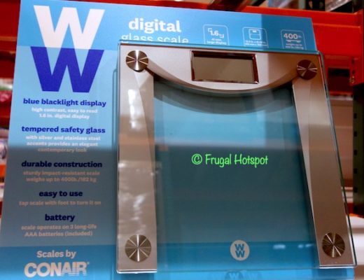 Weight Watchers Digital Glass Scale Costco Display