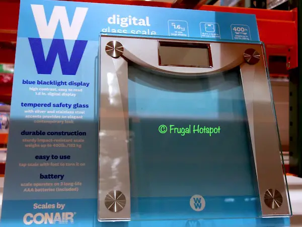 Weight Watchers Digital Glass Scale Costco Display