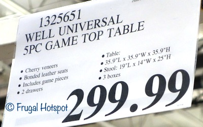 Well Universal 5-Piece Game Table Set Costco Price Well Universal 5-Piece Game Table Set Costco Price