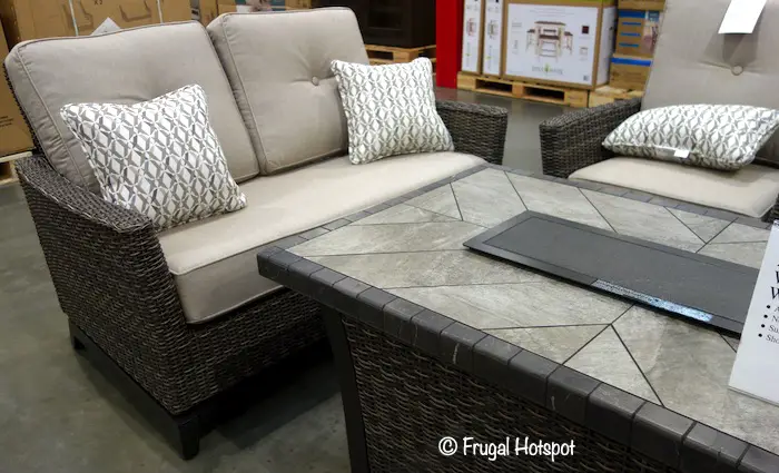 Agio Springdale 5-Piece Fire Chat Set Costco Display