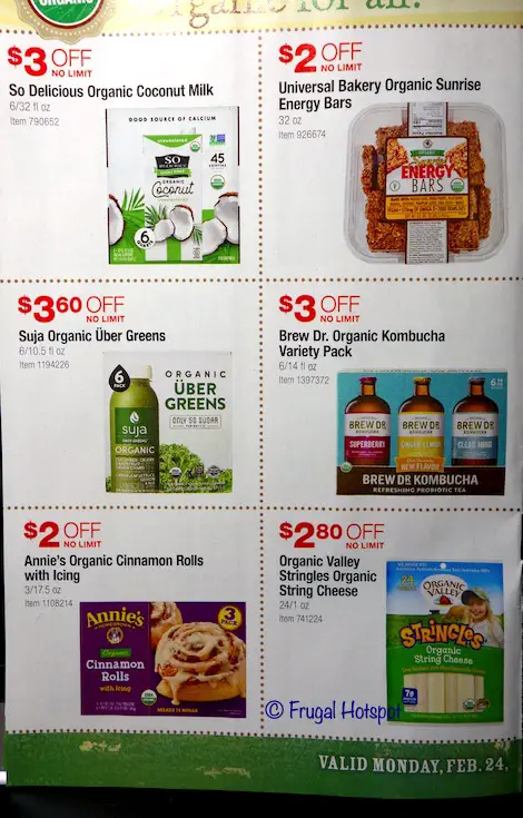 Costco Organic Coupon Book February : March 2020 Page 5