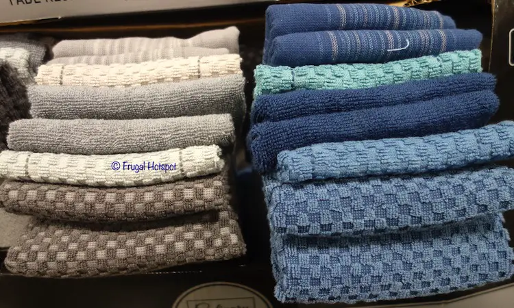 Culinary Classics Kitchen Towel Set Beige and Blue Costco Culinary Classics Kitchen Towel Set Beige and Blue Costco