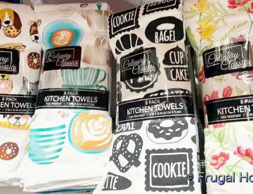 Culinary Classics Town and Country Kitchen Towels | Dogs and Coffee and Baked Goods and Flowers | Costco