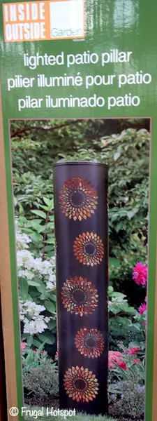 Inside Outside Garden Lighted Patio Pillar Costco