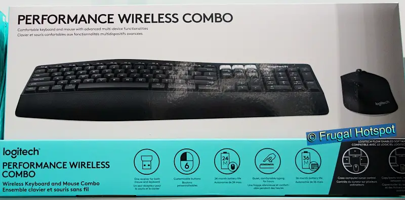 Logitech Performance Keyboard and Mouse Wireless Combo | Costco