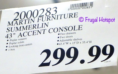 Martin Furniture Summerlin 43 Accent Cabinet Costco Price