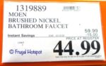 Moen Tilson Single Handle Bathroom Faucet Costco Sale Price Moen Tilson Single Handle Bathroom Faucet Costco Sale Price