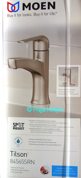 Moen Tilson Single Handle Bathroom Faucet Costco