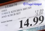 OXO SoftWorks 5-Piece Kitchen Brush Costco Sale Price OXO SoftWorks 5-Piece Kitchen Brush Costco Sale Price
