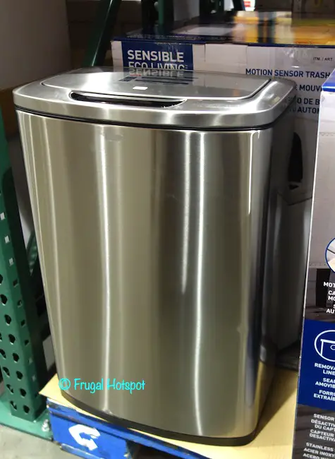 Sensible Eco Living Motion Sensor Trash Can Costco Display