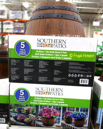 Southern Patio 13 Drake Barrel Resin Planter Costco