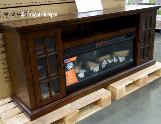 Tresanti Grant 72 Fireplace Console Costco Display