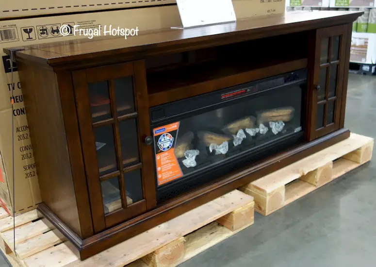 Tresanti Grant 72 Fireplace Console Costco Display