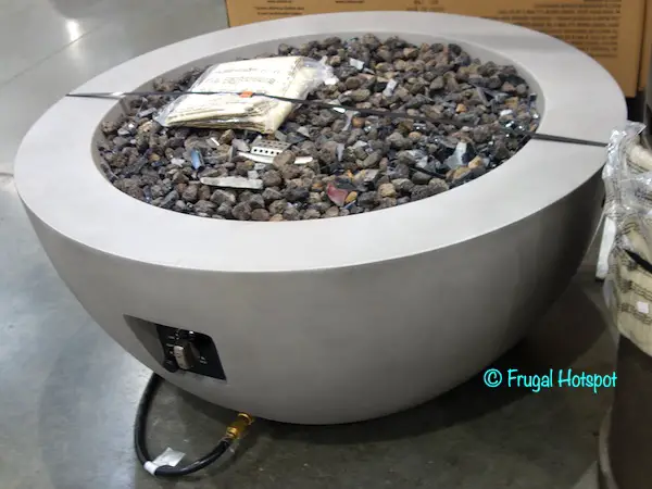 Bond Faux Concrete Gas Fire Pit Costco Display