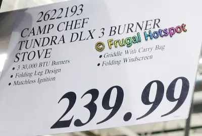 Camp Chef Tundra Pro 16 3-Burner Stove | Costco Price