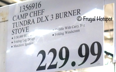 Camp Chef Tundra Pro 3-Burner Stove Costco price