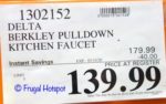 Delta Berkley Pulldown Kitchen Faucet Costco Sale Price