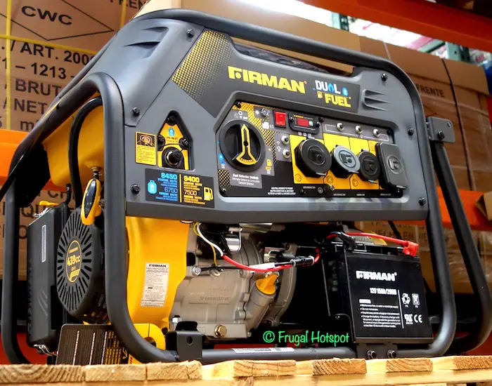 Firman Power Dual Fuel Generator Costco Display