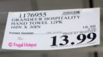 Grandeur Hospitality Hand Towel 12-Pack Costco Sale Grandeur Hospitality Hand Towel 12-Pack Costco Sale