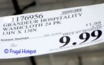 Grandeur Hospitality Washcloth 24-Pack Costco Sale Price Grandeur Hospitality Washcloth 24-Pack Costco Sale Price