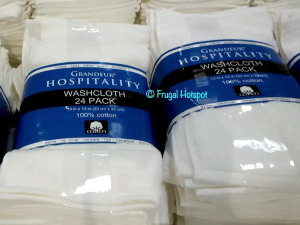 Grandeur Hospitality Washcloth 24-Pack Costco