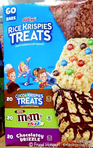 Kellogg's Rice Krispies Treats Cocoa, M&M's, Chocolate Drizzle Costco Kellogg's Rice Krispies Treats Cocoa, M&M's, Chocolate Drizzle Costco