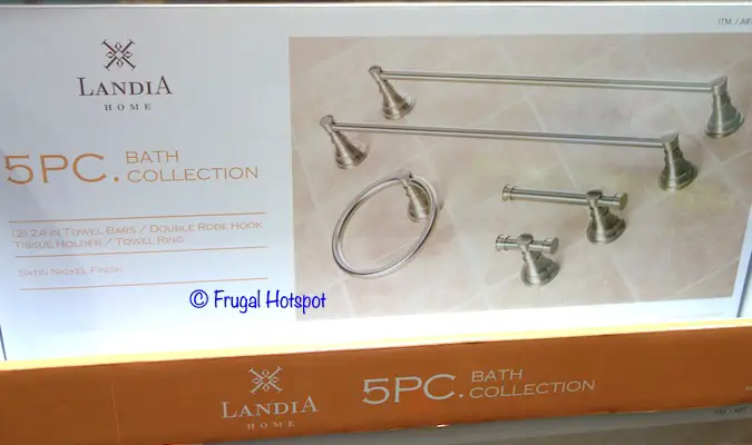 Landia Home 5-Piece Bath Collection Costco