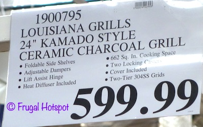 Louisiana Grills Kamado Ceramic Charcoal Grill Costco Price