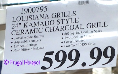 Louisiana Grills Kamado Ceramic Charcoal Grill Costco Price Louisiana Grills Kamado Ceramic Charcoal Grill Costco Price