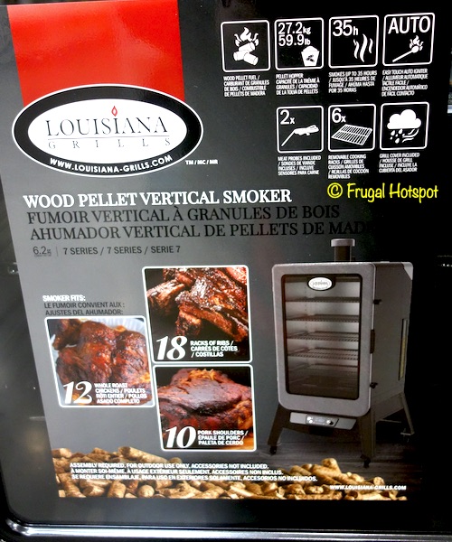 Louisiana Grills Wood Pellet Vertical Smoker Costco