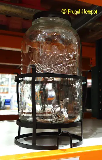 Mason Glass Drink Dispenser Costco Display