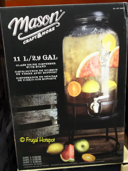 Mason Glass Drink Dispenser Costco