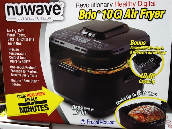 Costco Nuwave Brio 10 Quart Digital Air Fryer 79 99 Frugal Hotspot