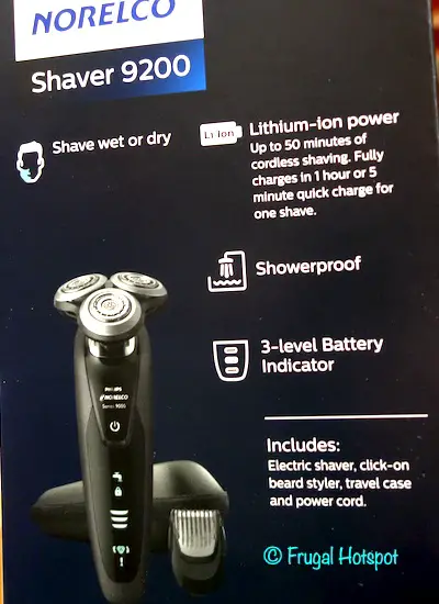 Philips Norelco 9200 Shaver Costco