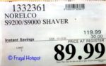 Philips Norelco 9200 Shaver Costco Sale Price