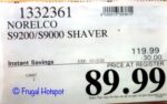 Philips Norelco 9200 Shaver Costco Sale Price Philips Norelco 9200 Shaver Costco Sale Price