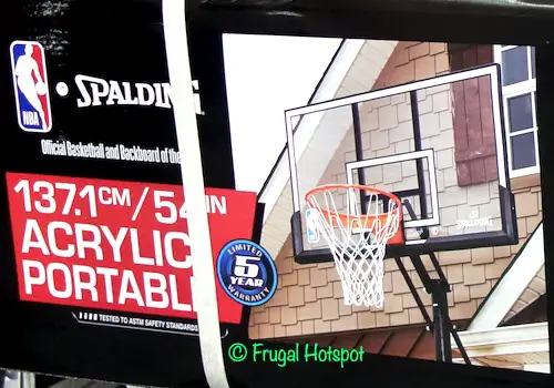 Spalding 54 Portable Basketball Hoop System Costco