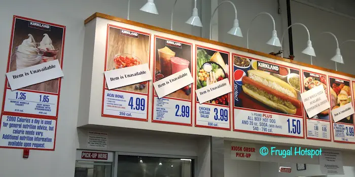 The Impact of Coronavirus at Costco (Food Court Limited Menu) March 17 2020