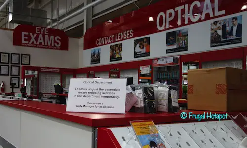 The Impact of Coronavirus at Costco (Optical Department closed) March 17 2020