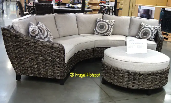 Vigo 5-piece Woven Sectional Costco Display